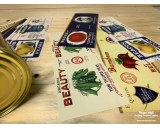 Set of 12pcs labels 1920e