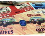 Set of 12pcs labels 1940b