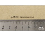 Rubber stamp: u. stellv. Kommandeur