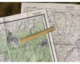 Sonderausgabe Heereskarte Maikop big set of 11 maps