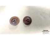 WW2 Italian brown bakelite buttons for shelter 65pcs