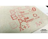 Rubber stamp: set Blutgruppe