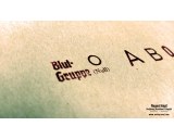 Rubber stamp: set Blutgruppe