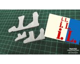 Rubber stamp: i. L. 3x sizes