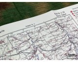 Heereskarte Kursk - Prochorowka set of 4 maps