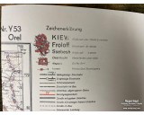 Heereskarte Kursk - Prochorowka set of 4 maps