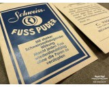Foot powder bag (Fusspuder) empty