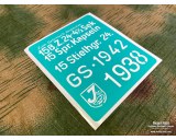 Stencil Stielhandgranate 24 (multiple variants)
