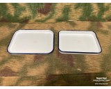 Medical enamel tins vintage