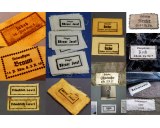 German Nametags SET - customized cloth labels