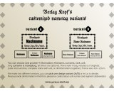 German Nametags SET - customized cloth labels