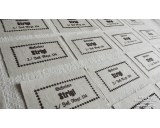 German Nametags SET - customized cloth labels