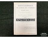 Demjanskschild certificate