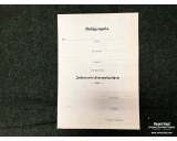 Infanterie-Sturmabzeichen bronze certificate
