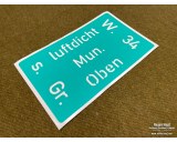 Gr. W. 34 - metal box stencil