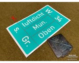 Gr. W. 34 - metal box stencil