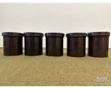 Set of KTM bakelite boxes 5pcs