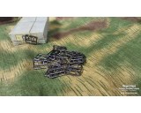 Original two-prong metal buckle set of 20pcs black