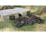 Original two-prong metal buckle set of 20pcs black