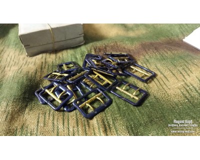 Original two-prong metal buckle set of 20pcs blue