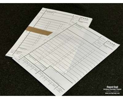 Funkspruch - message form 20pcs Green