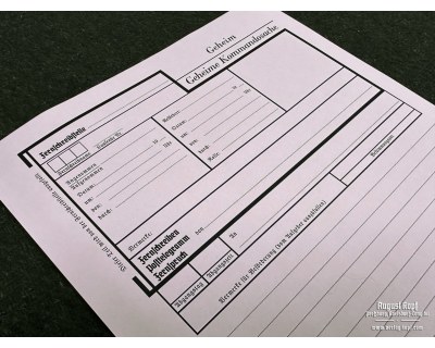 Secret commands - forms 10x A4