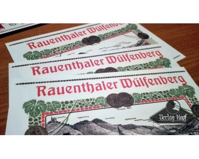 WW1 Wine Labels set.2