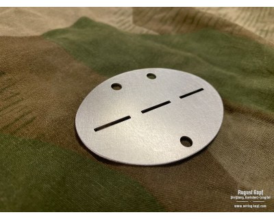 Erkennungsmarke - dog tag aluminium