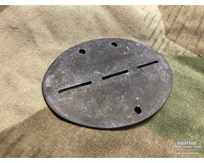 Erkennungsmarke - dog tag patinated zinc