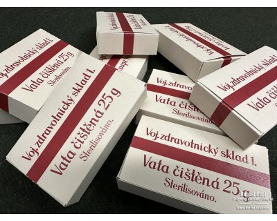 1. ČSR Vata - army cotton wool package