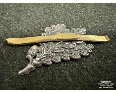 Skijager cap badge metal repro