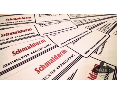 Schmaldarm sausages labels 5pcs
