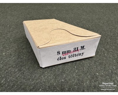 Empty Mannlicher 8mm 31M ammo box