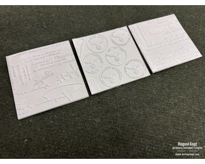 Custom stamps - sheet 100x100mm