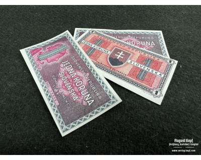Banknote 1 KS 1945 repro set