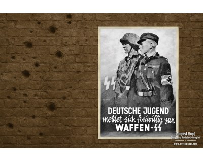 Poster 85x60cm Waffen-SS recruitment DJ