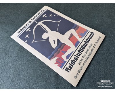 Poster 42x30cm Reichsluftschutzbund
