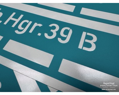 Stencil Nebel granate Nb. Hgr. 39 B