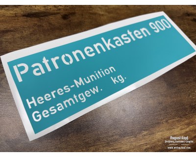 Stencil Patronenkasten 900