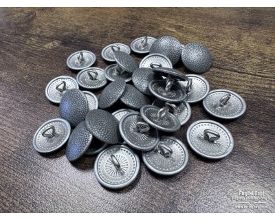 Metal button pebbled 19mm