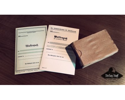 Waffenpasses set