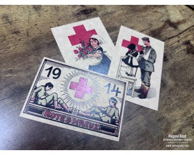 German Postcards set WW1 #14 DRK (3 pcs.)