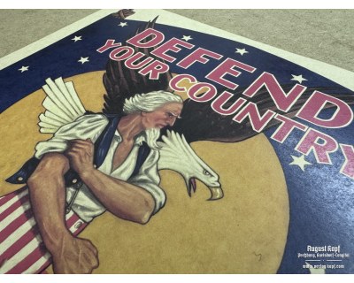 US Poster 42x30cm Defend your country