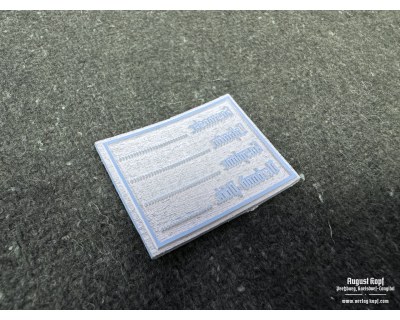 Rubber stamp: Soldbuch Gas Protection 2