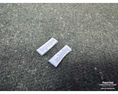Rubber stamp: gestrichen