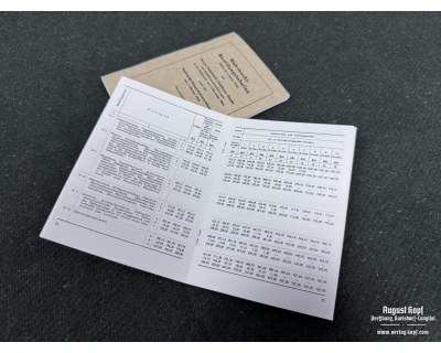 Wehrmacht Besoldungstabellen Payment table
