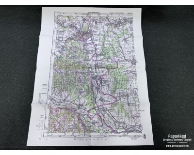 Hungarian map Pinkamindszent