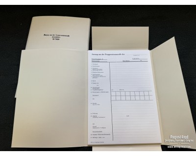 Truppenstammrollenblatt Auszug - 30pcs