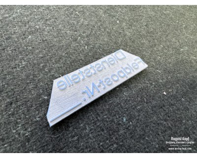 Rubber stamp: Dienststelle Feldpost -Nr.