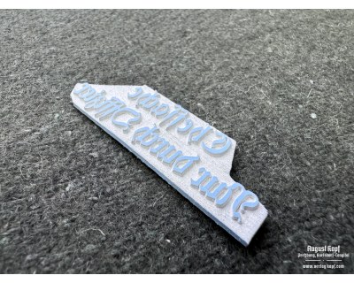 Rubber stamp: Chefsache Nur durch Offizier